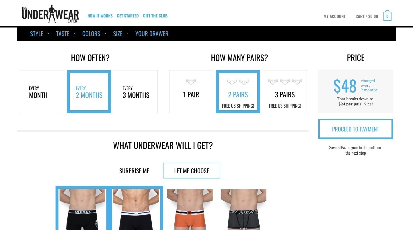 E-commerce Development - The Underwear Expert - Case Study by Nopio