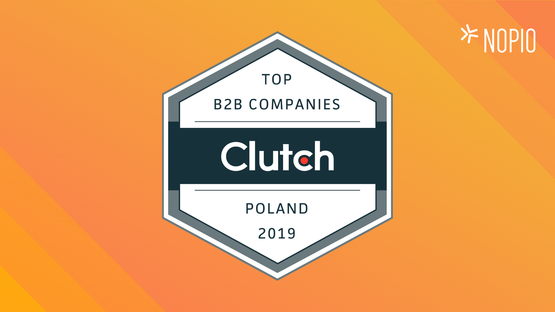 B2b компании. Логотип Clutch 2019. Картинка награды Top developer Clutch.